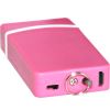 Fang Keychain Stun Gun and Flashlight with Battery Meter Pink