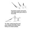 21 inch Rubber Handle Steel Baton